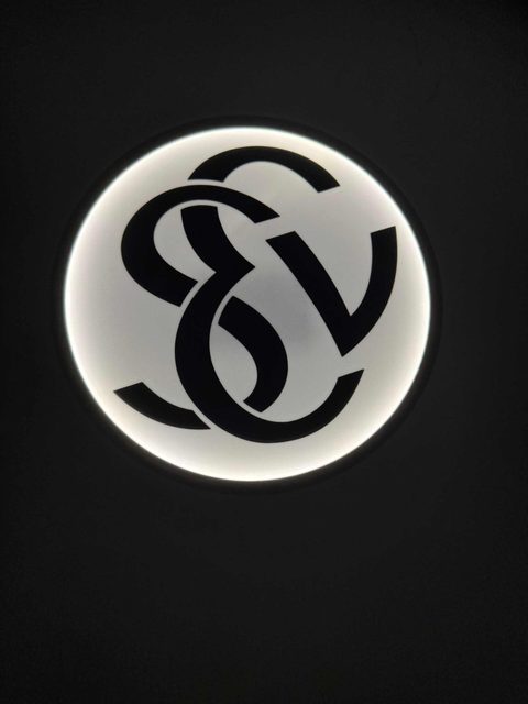 SV Elversberg LED-Leuchtschild leuchtend – Wanddeko für echte SVE-Fans mit warmem LED-Licht