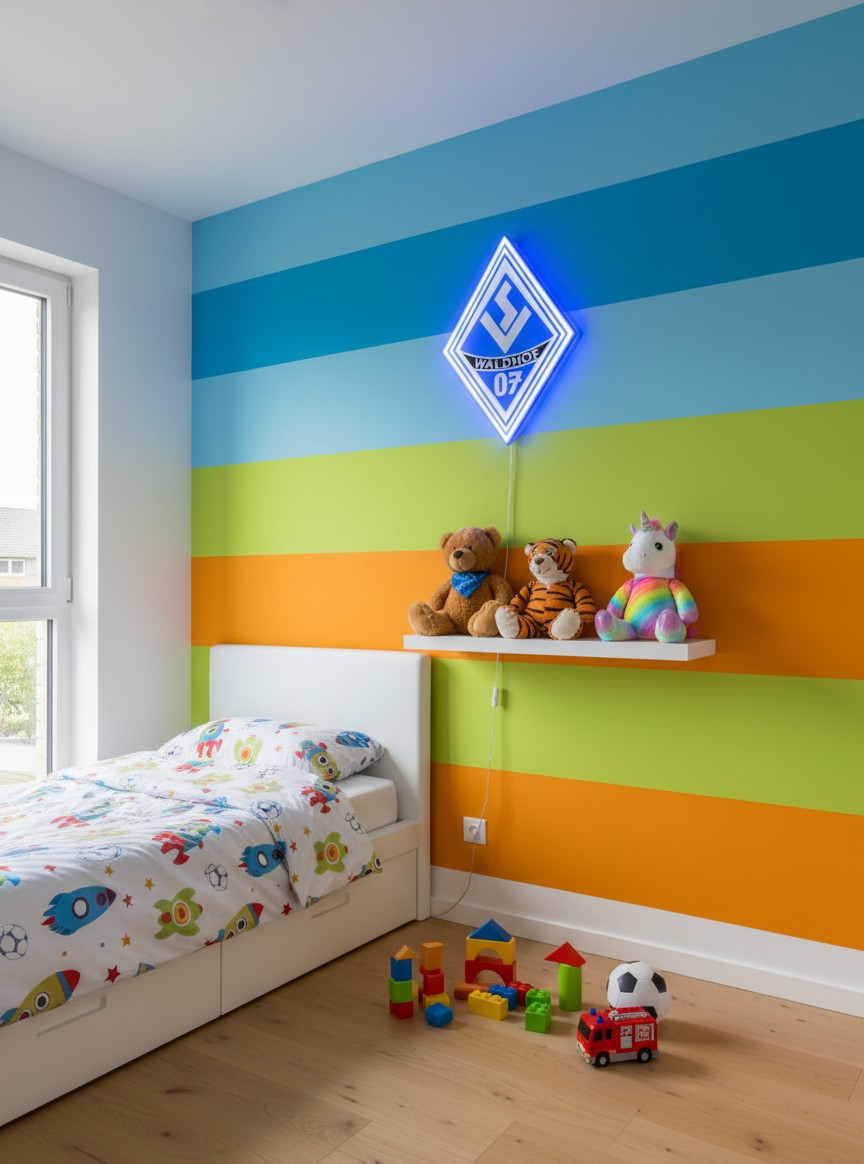 SV Waldhof Mannheim LED-Leuchtschild - Mockup