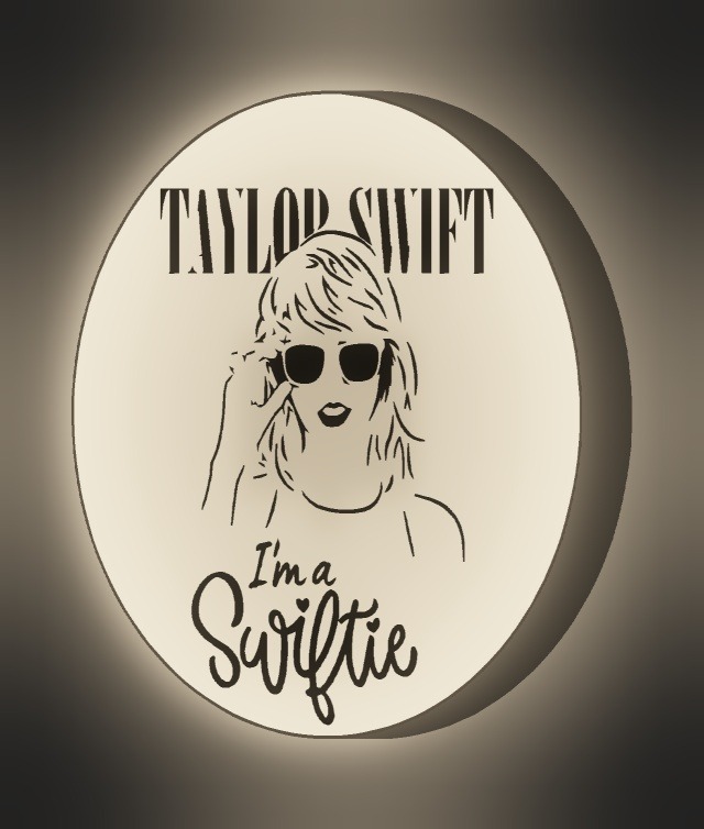 Taylor Swift LED-Leuchtschild leuchtend