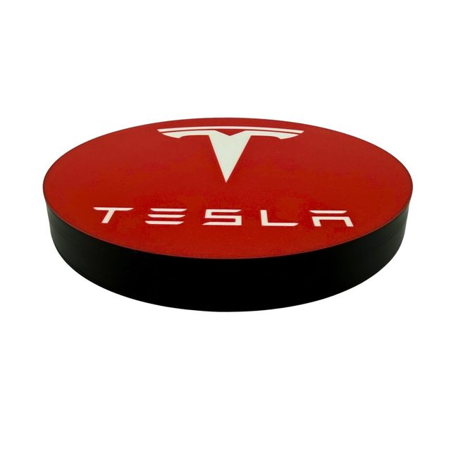 Tesla LED-Leuchtschild Wanddeko Autodeko Geschenk