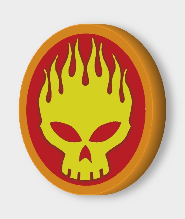 The Offspring LED-Leuchtschild ausgeschaltet