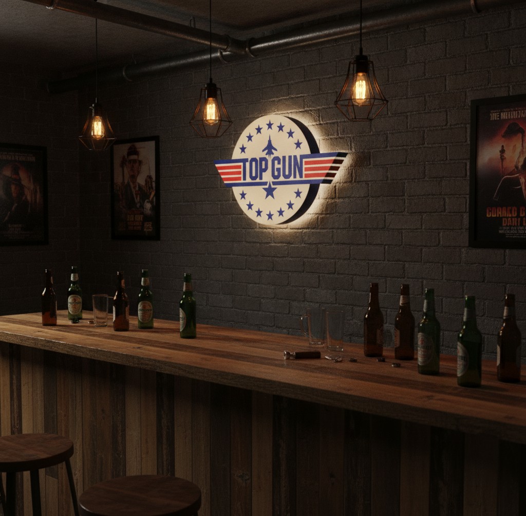 Top Gun LED-Leuchte - Mockup