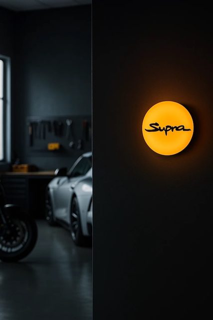 Toyota Supra LED-Leuchtschild Wanddeko Autodeko Geschenk