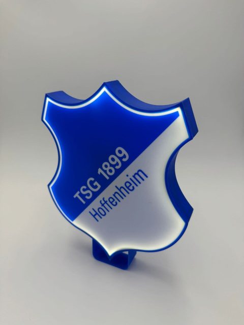 TSG 1899 Hoffenheim LED-Schild mit Batteriebetrieb