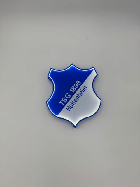 TSG LED-Schild 3D-Effekt Nahaufnahme