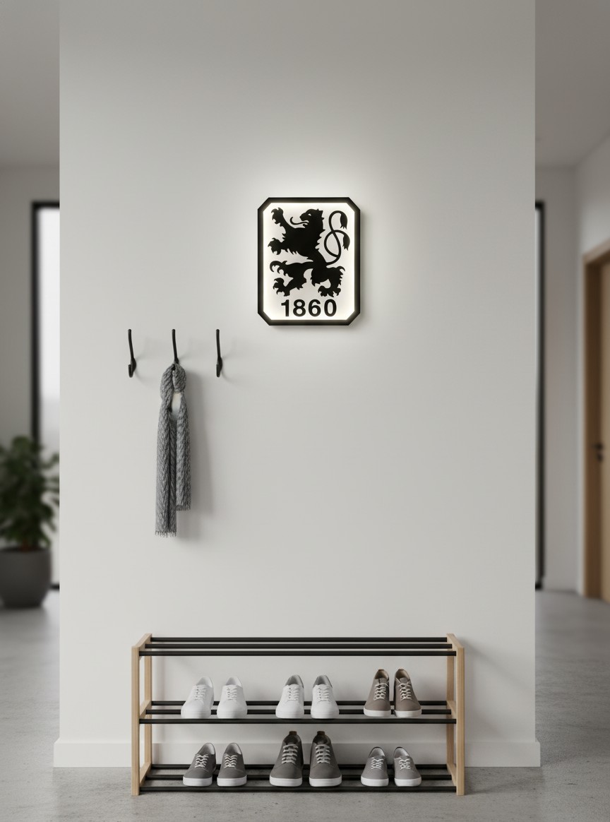 TSV 1860 Munchen - Leuchtschild Fandeko Geschenk - Mockup