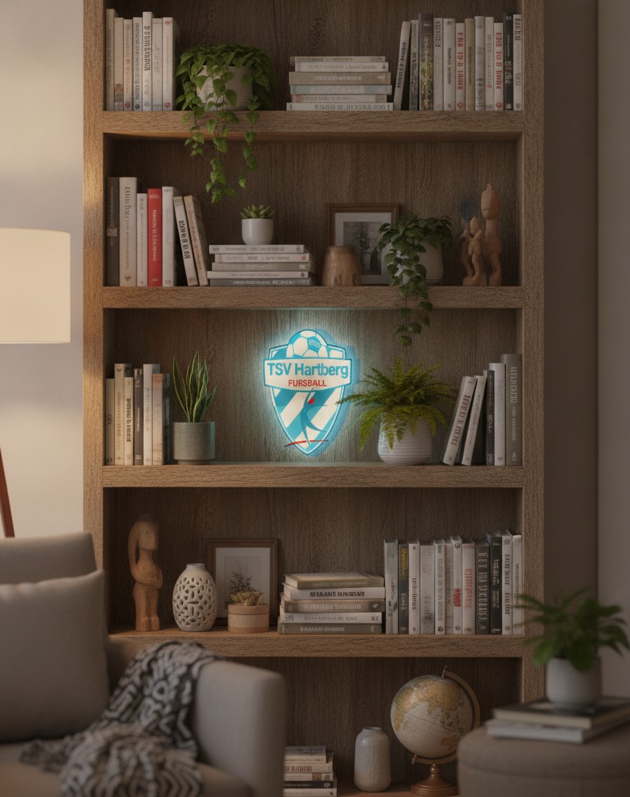 TSV Hartberg LED-Leuchtschild Wanddeko Fandeko Geschenk - Mockup
