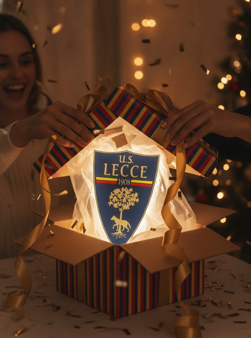 US Lecce LED-Leuchtschild Wanddeko Fandeko Geschenk - Mockup
