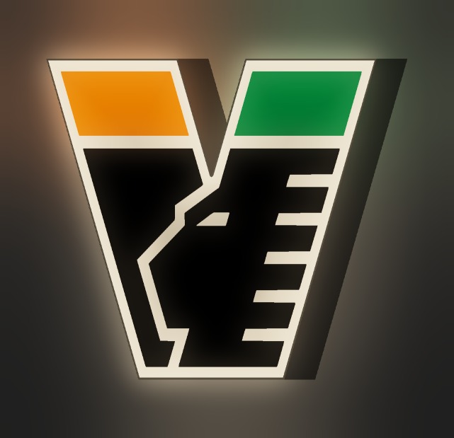 Venezia FC LED-Leuchtschild leuchtend