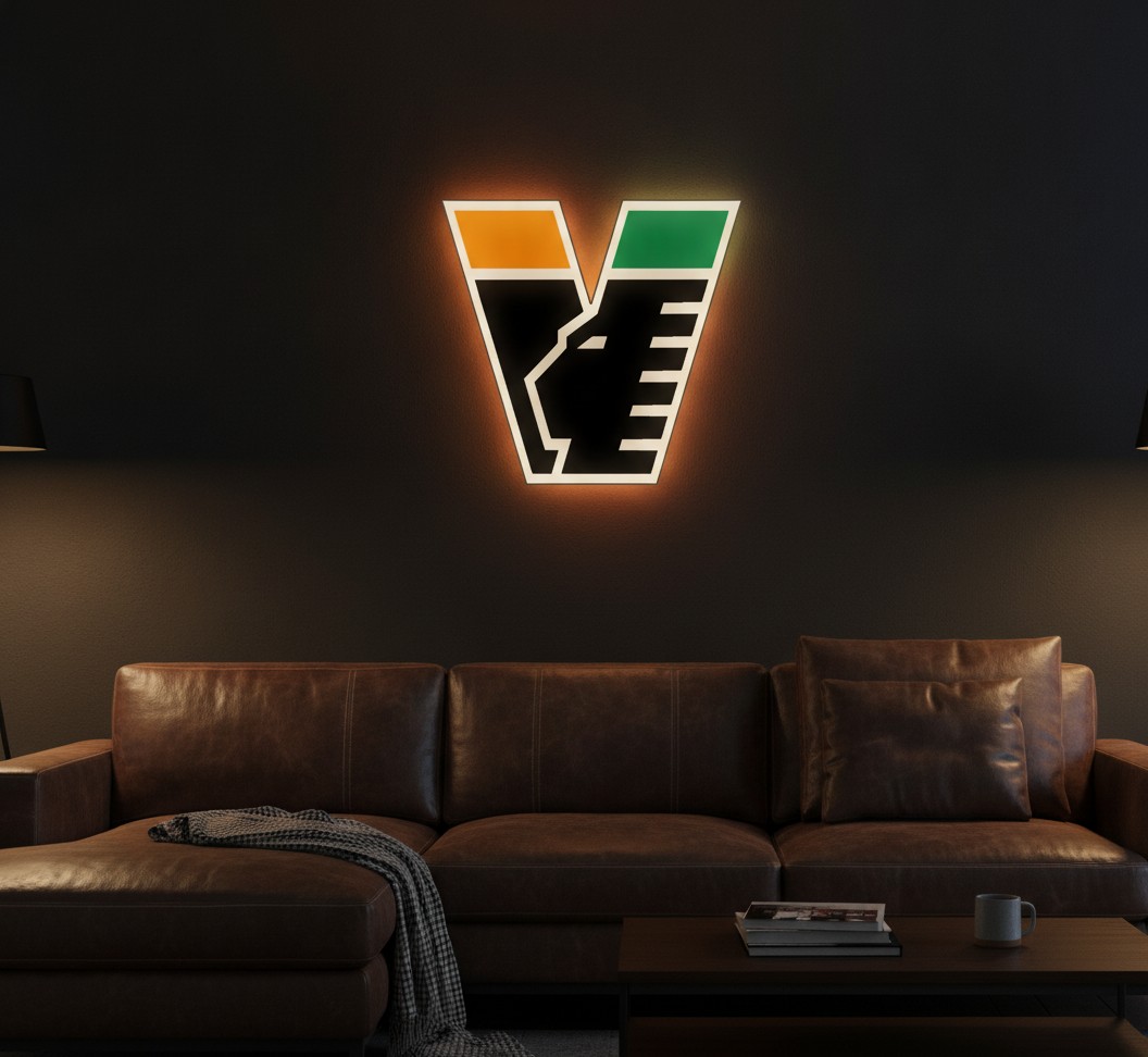 Venezia FC LED-Leuchtschild Wanddeko Fandeko Geschenk - Mockup