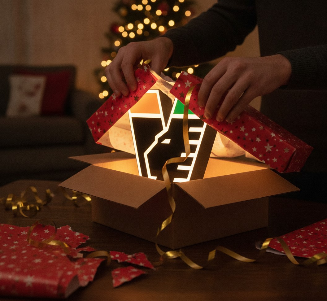 Venezia FC LED-Leuchtschild Wanddeko Fandeko Geschenk - Mockup