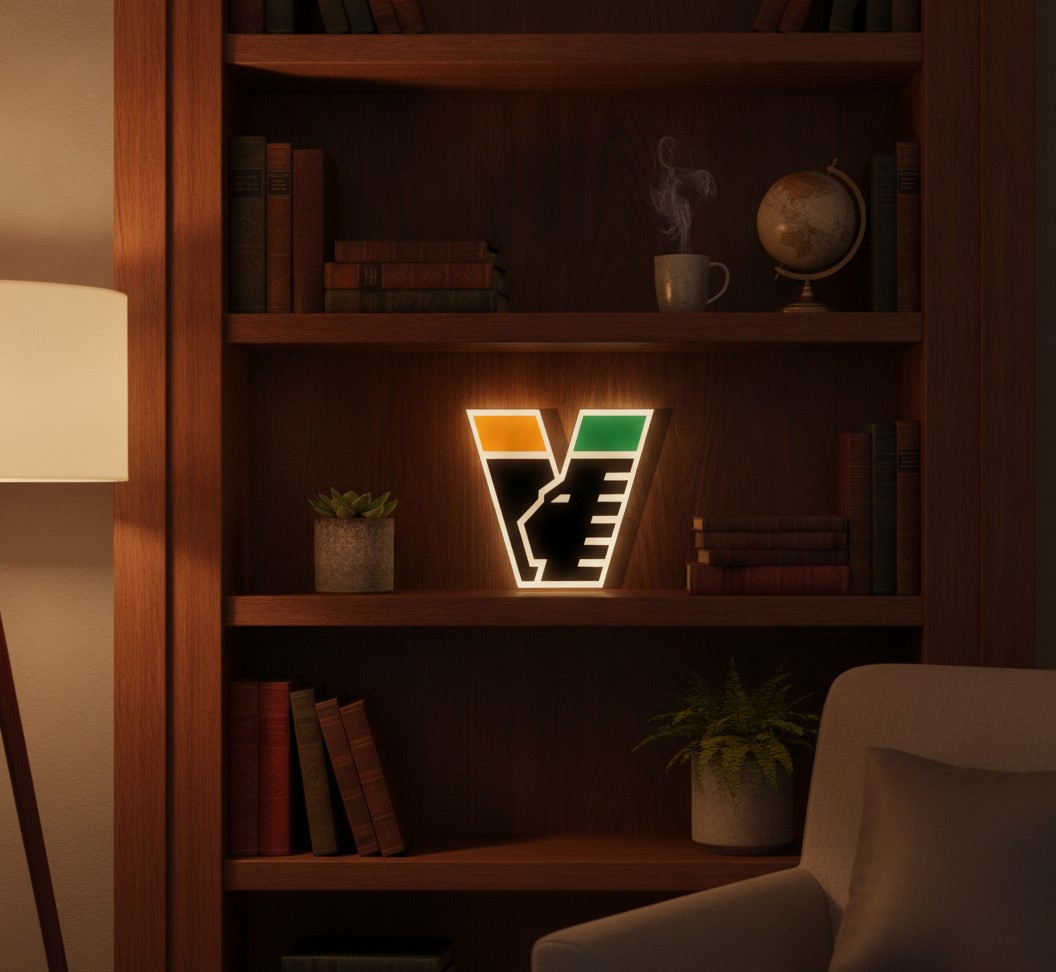 Venezia FC LED-Leuchtschild Wanddeko Fandeko Geschenk - Mockup