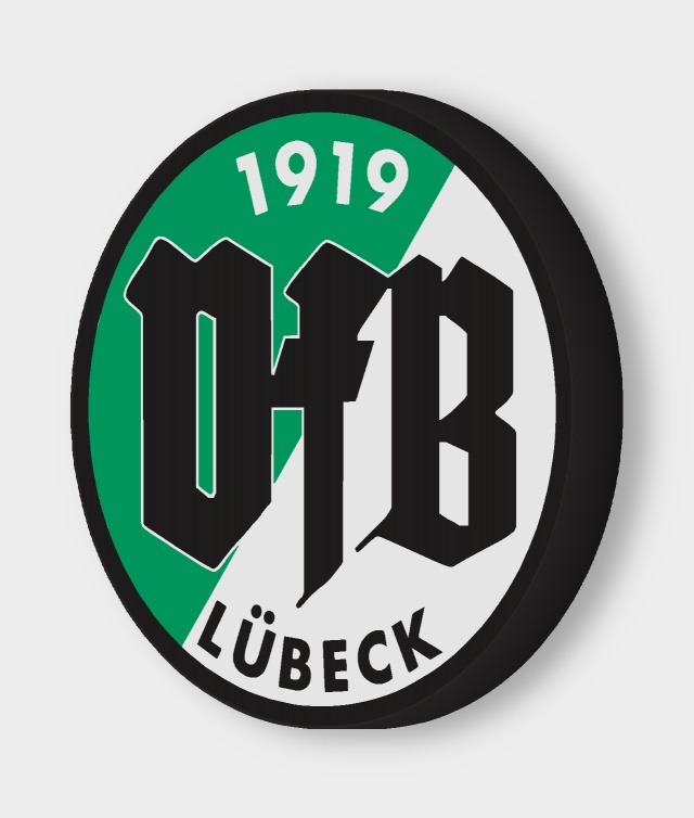 VfB Lübeck LED-Leuchtschild ausgeschaltet