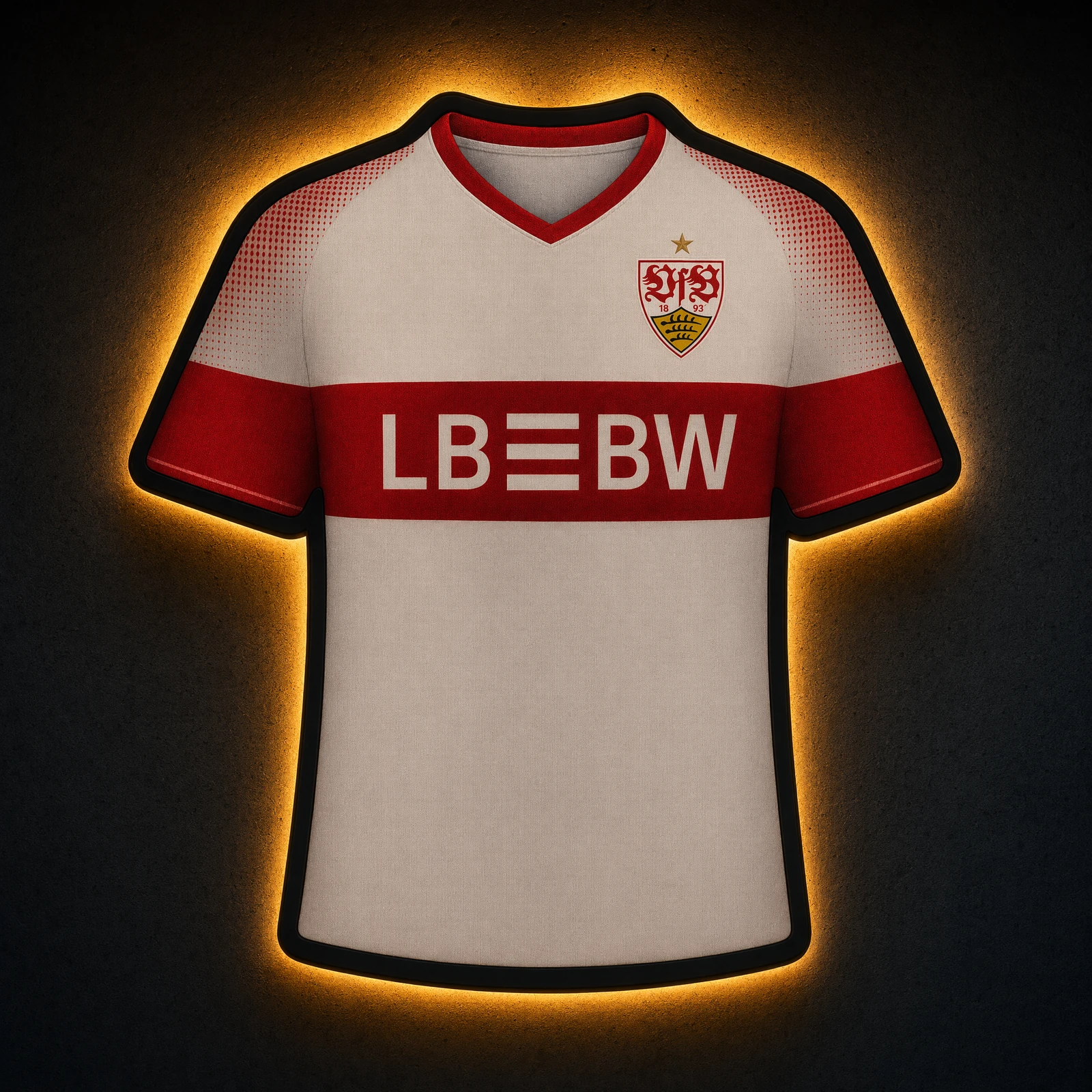 VfB Stuttgart Heimtrikot 2026/27 LED-Trikot-Lampe — Glow im Dunkeln