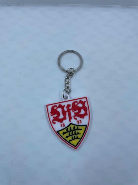 VfB Stuttgart Schlüsselanhänger in offiziellen Vereinsfarben