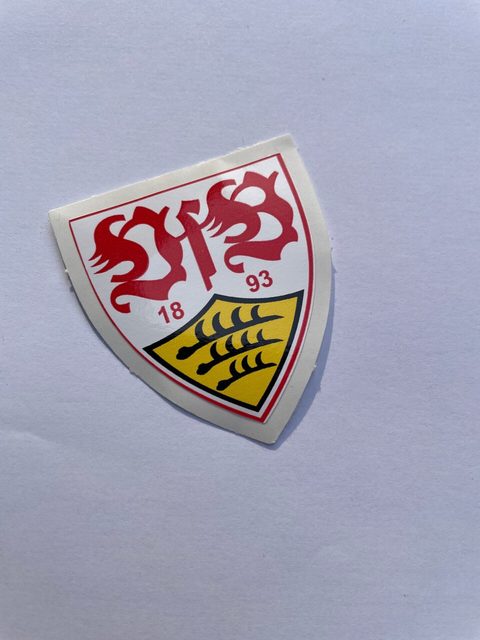 VfB Stuttgart Sticker Set 5er Pack Hochglanz Aufkleber in verschiedenen Größen von 5 cm bis 30 cm