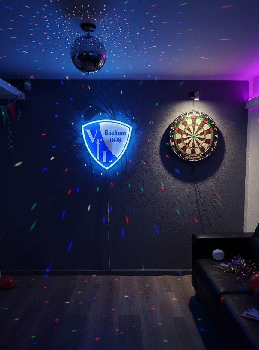 VfL Bochum LED-Leuchtschild Lampe Fandeko - Mockup