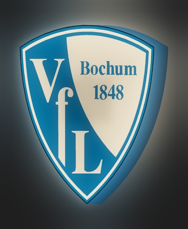 VfL Bochum LED-Leuchtschild leuchtend