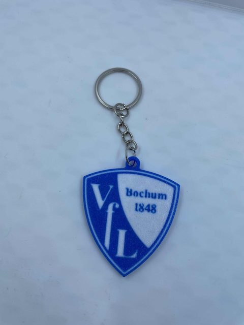 VfL Bochum Schlüsselanhänger in Vereinsfarben Blau und Weiß für Fans