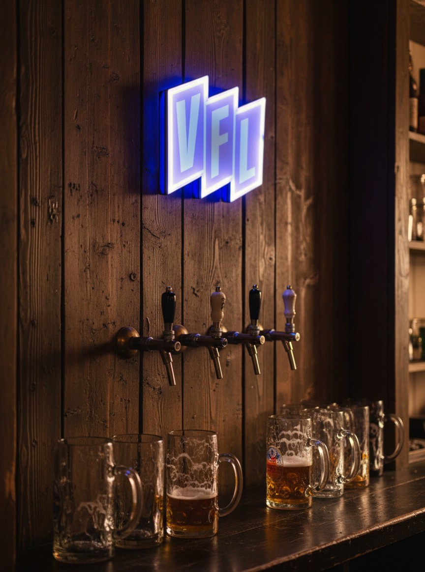 VfL Osnabrück LED Leuchtschild Wanddeko - Mockup
