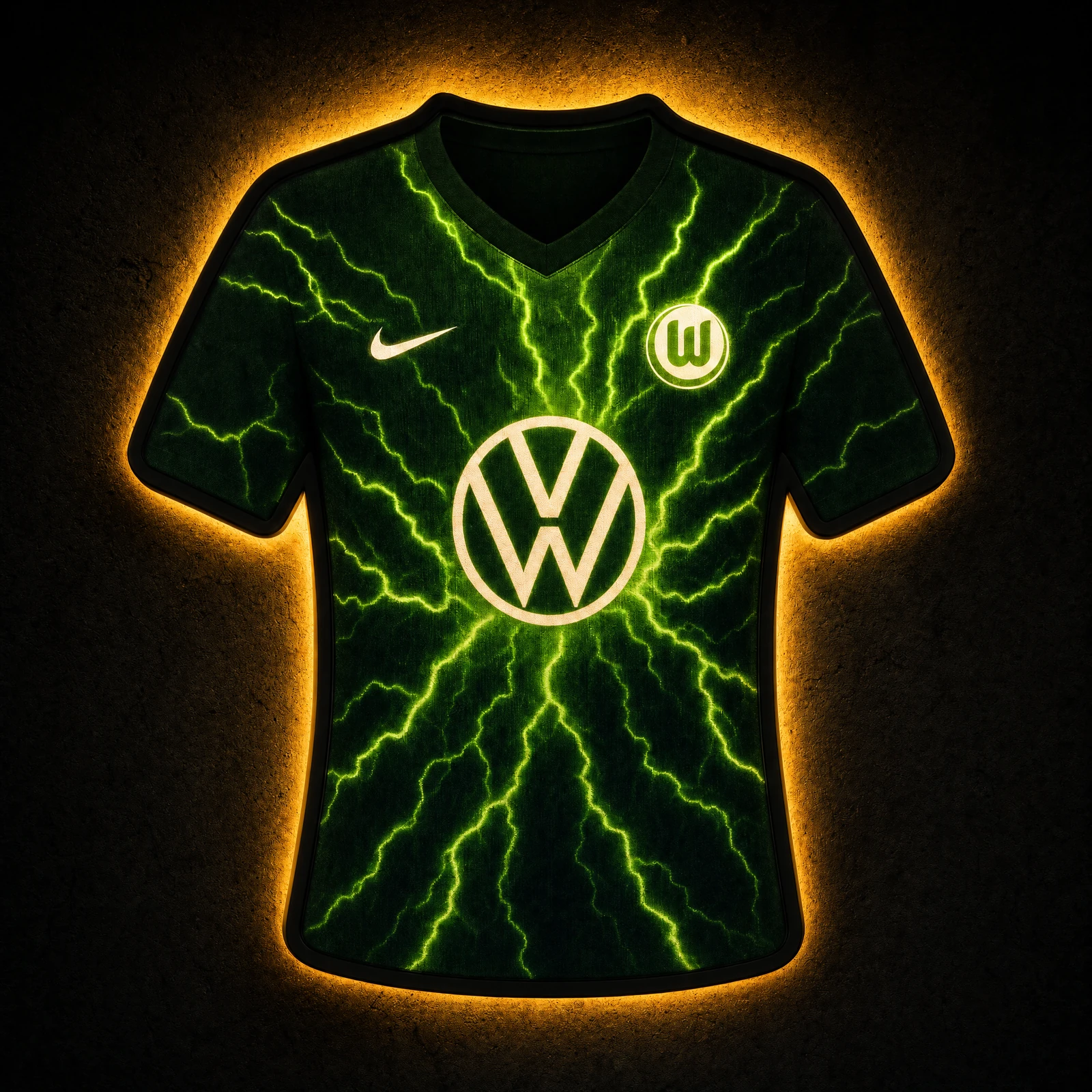 VfL Wolfsburg Heimtrikot 2026/27 LED-Trikot-Lampe — Glow im Dunkeln