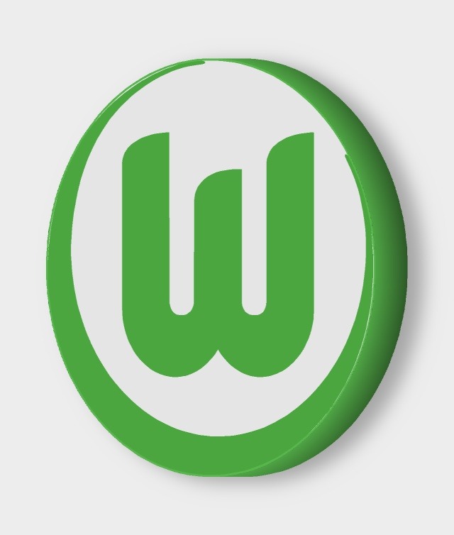 VfL Wolfsburg LED-Leuchtschild ausgeschaltet