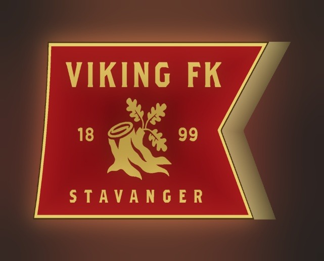 Viking Stavanger LED-Leuchtschild leuchtend