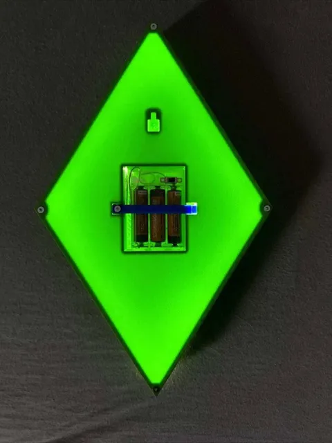 Werder Bremen Fan LED Schild leuchtend