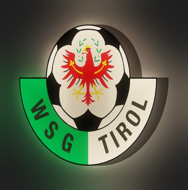 WSG Tirol LED-Leuchtschild leuchtend
