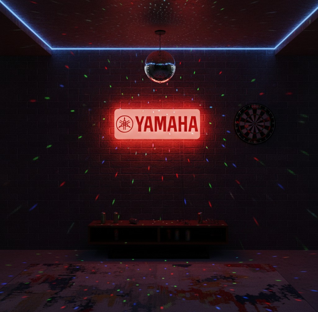 Yamaha LED-Leuchte - Mockup
