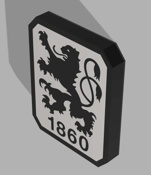 TSV 1860 Munchen - Leuchtschild Fandeko Geschenk – Bild 2