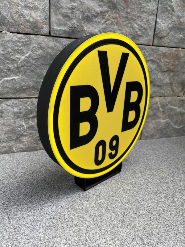 BVB 09 Borussia Dortmund LED-Leuchtschild Wanddeko – Bild 2