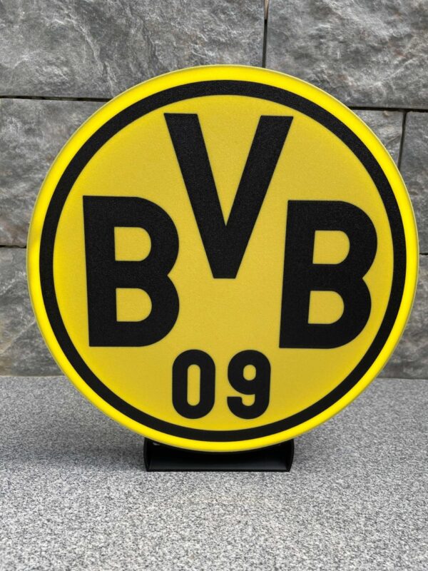 BVB 09 Borussia Dortmund LED-Leuchtschild Wanddeko – Bild 3