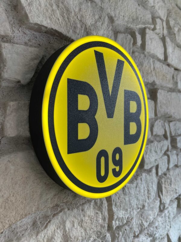 BVB 09 Borussia Dortmund LED-Leuchtschild Wanddeko – Bild 4
