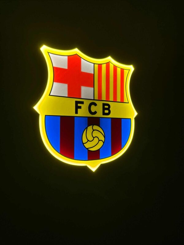 FC Barcelona LED-Lampe Wanddeko Fanartikel Geschenk – Bild 5