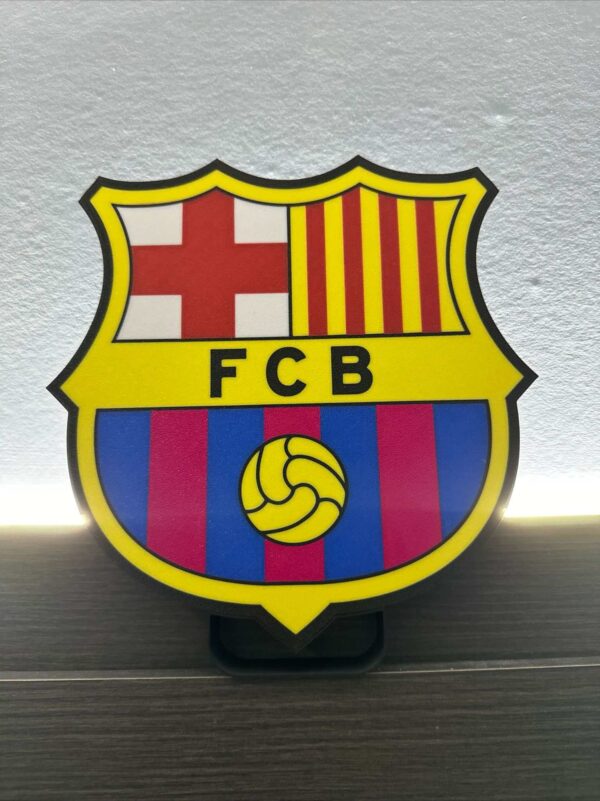 FC Barcelona LED-Lampe Wanddeko Fanartikel Geschenk – Bild 4