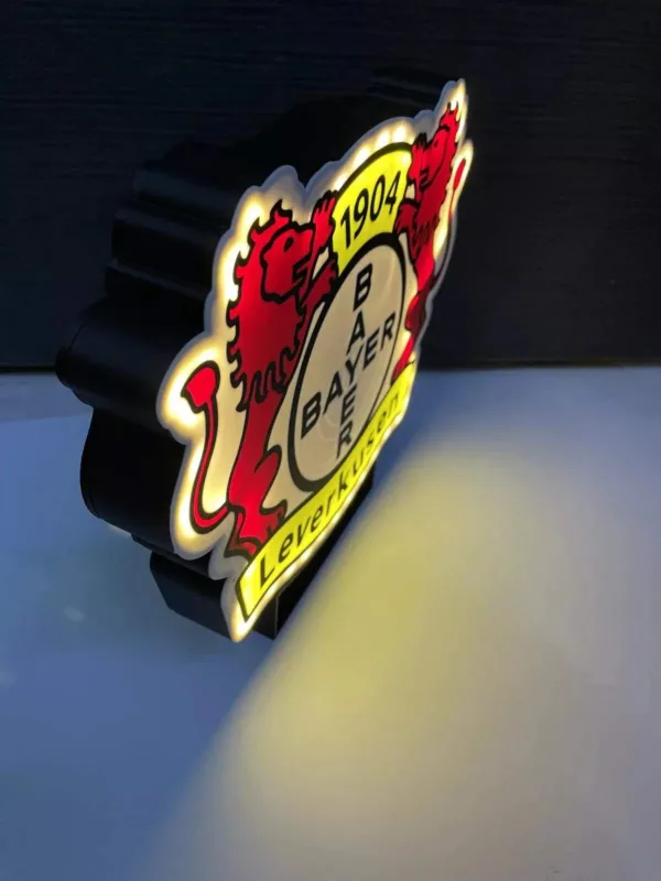 Bayer 04 Leverkusen LED-Leuchtschild – Bild 5