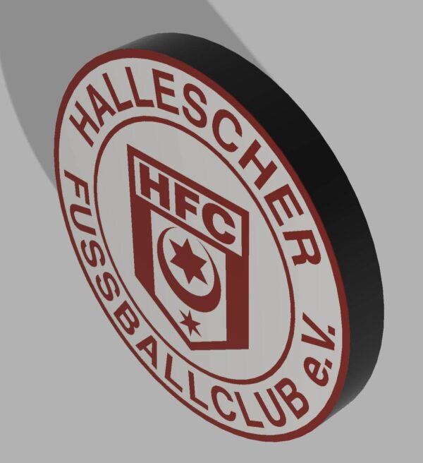 Hallescher FC LED-Leuchtschild Fandeko Geschenk – Bild 2