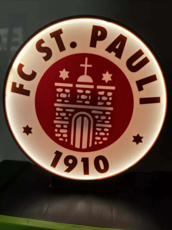 FC St Pauli LED-Leuchtschild – Bild 2